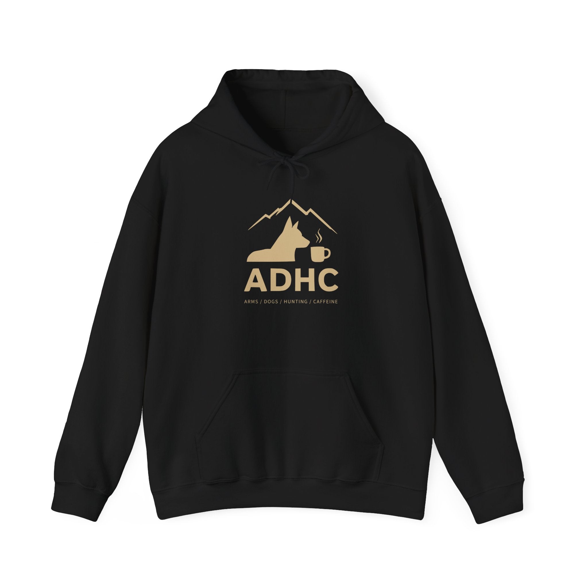 Mountain Dog Coffee ADHC hoodie | Hiking Cabin Camper Pullover